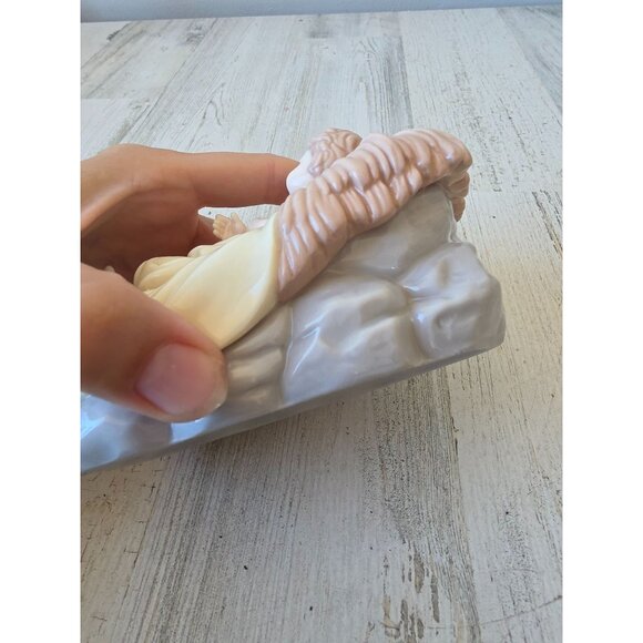 Vintage o'well baby Jesus porcelain large nativity Xmas crib manger decor statue - Picture 4 of 7